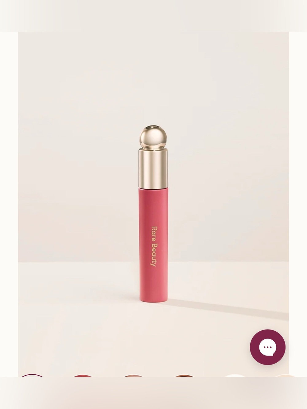 Rare Beauty Soft Pinch Tinted Lip Oil in Happy (Cool Pink) NWT
